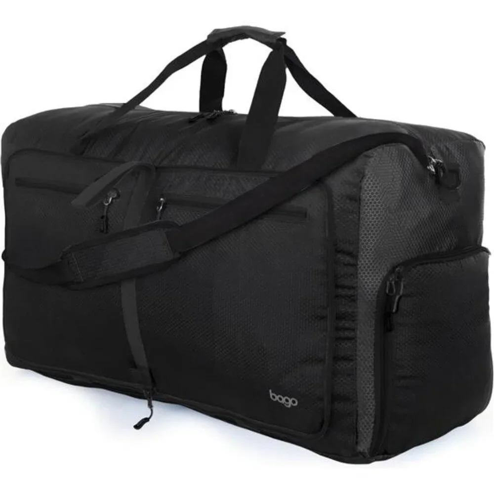 Large Travel Duffel Bag 80L Foldable Lightweight Waterproof Weekender Sports Bag